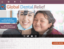 Tablet Screenshot of globaldentalrelief.org